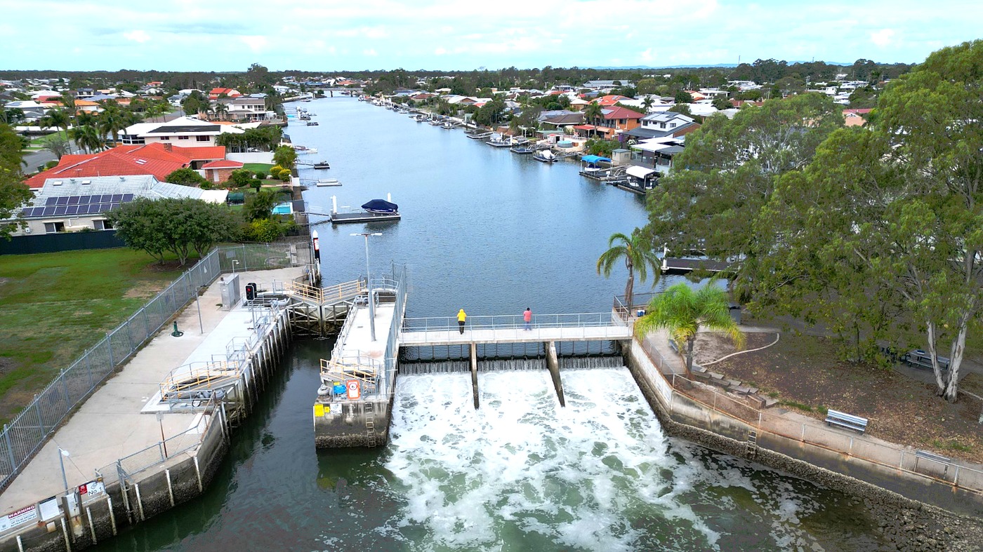 Bribie Gardens Lock Gate